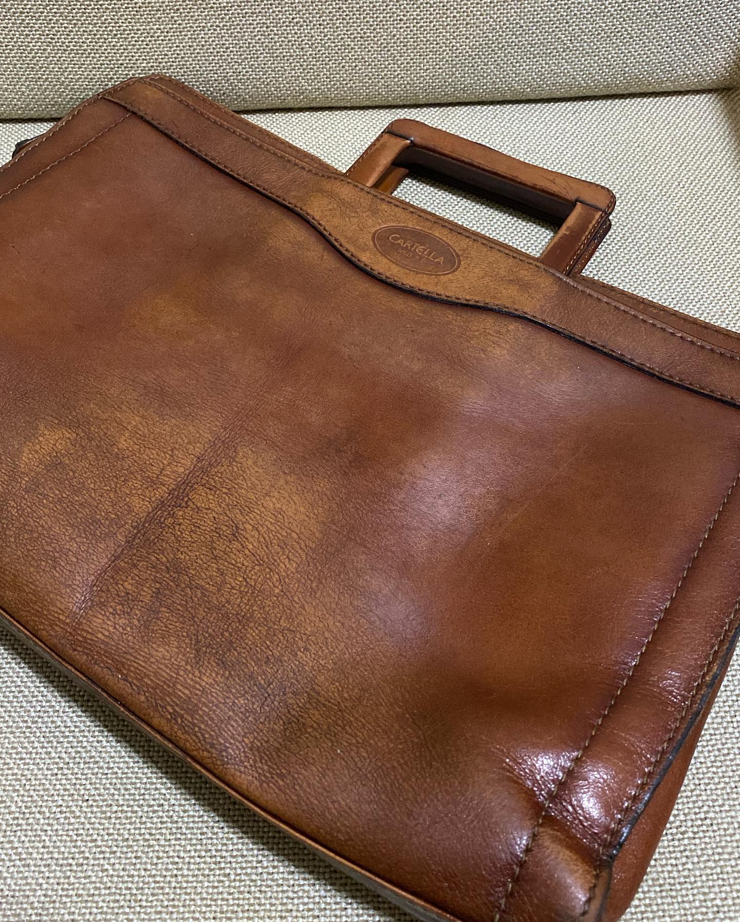 CARTELLA wild top (vintage) ??Sold out?? Briefcase (with lock 