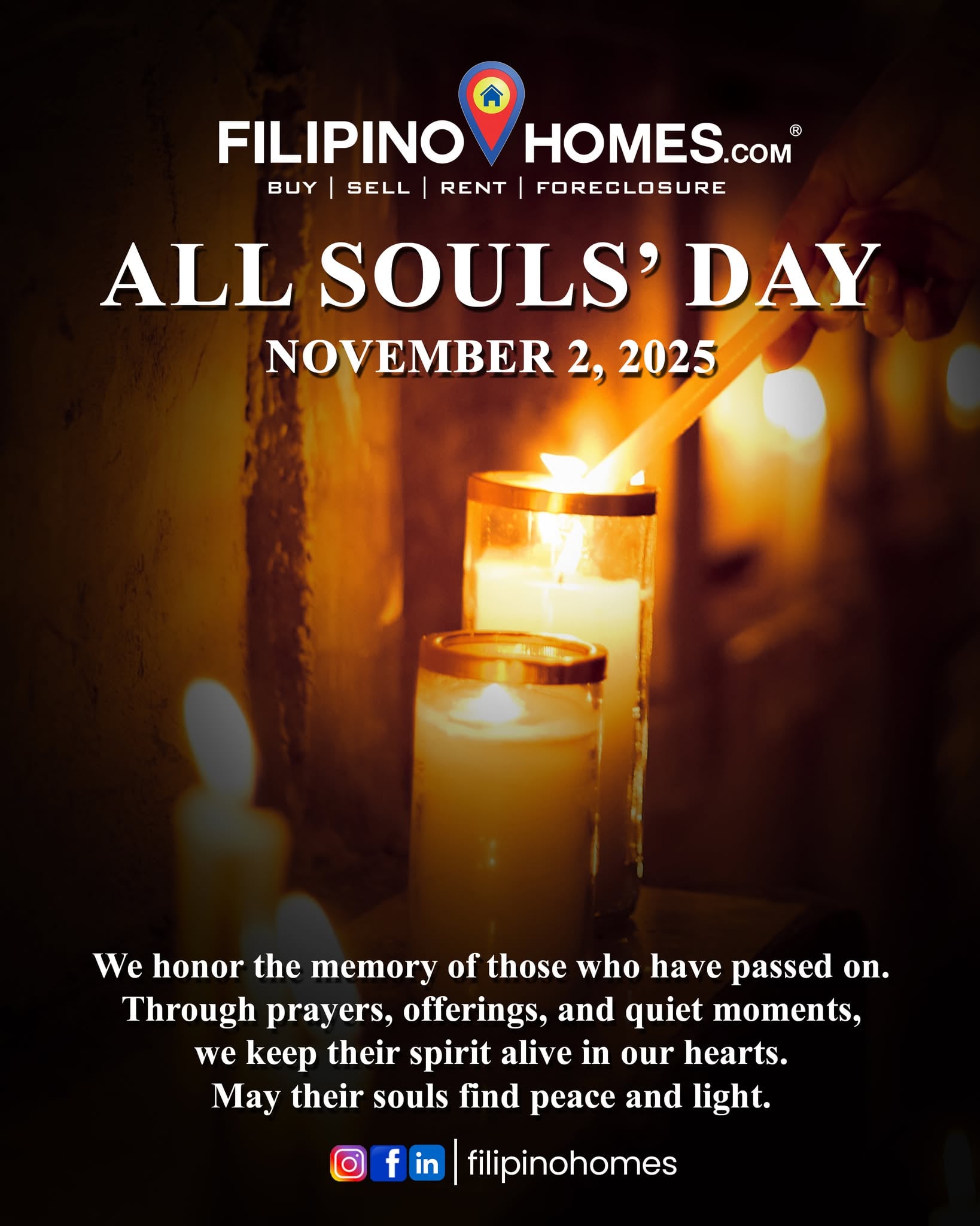 Filipino Homes - Today, we honor the memories of those who... | Facebook