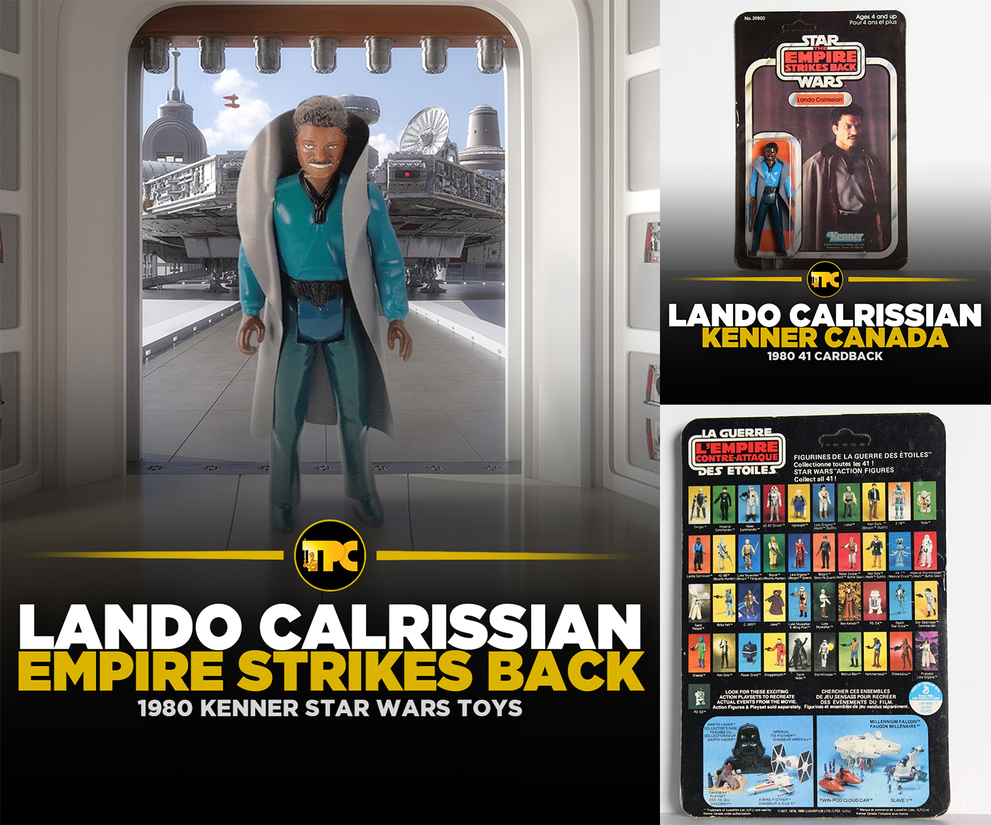 This is the smiling Lando. You can trust him. This figure would