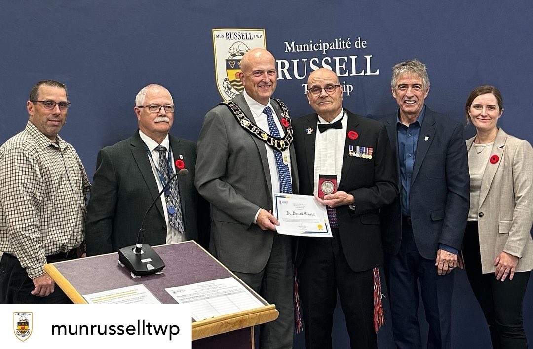 Russell - Congratulations to very own RCC member Dr. Darrell Menard ...