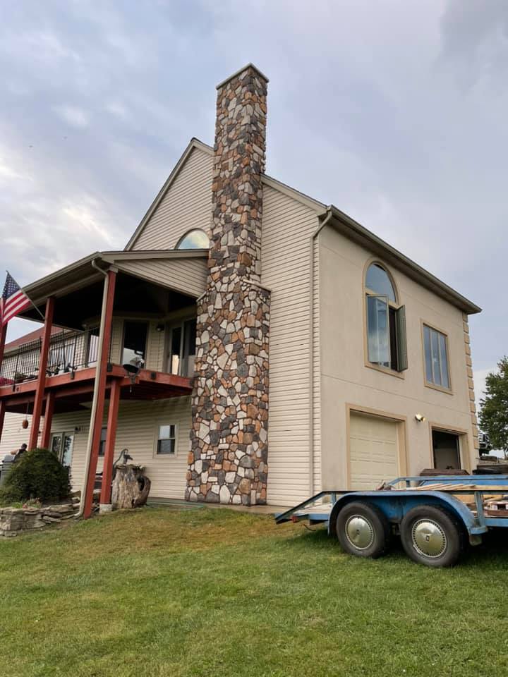 Before and after. Here’s a... - Walz &amp; Sons Masonry LLC | Facebook
