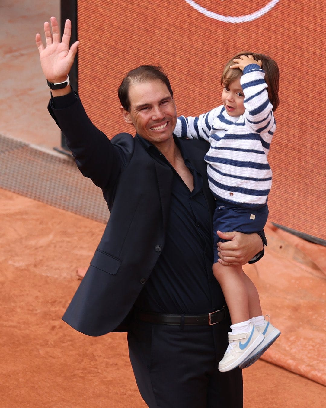 R afa - Photo of the day 💙 Rafa Nadal 's baby son melts hearts in ...