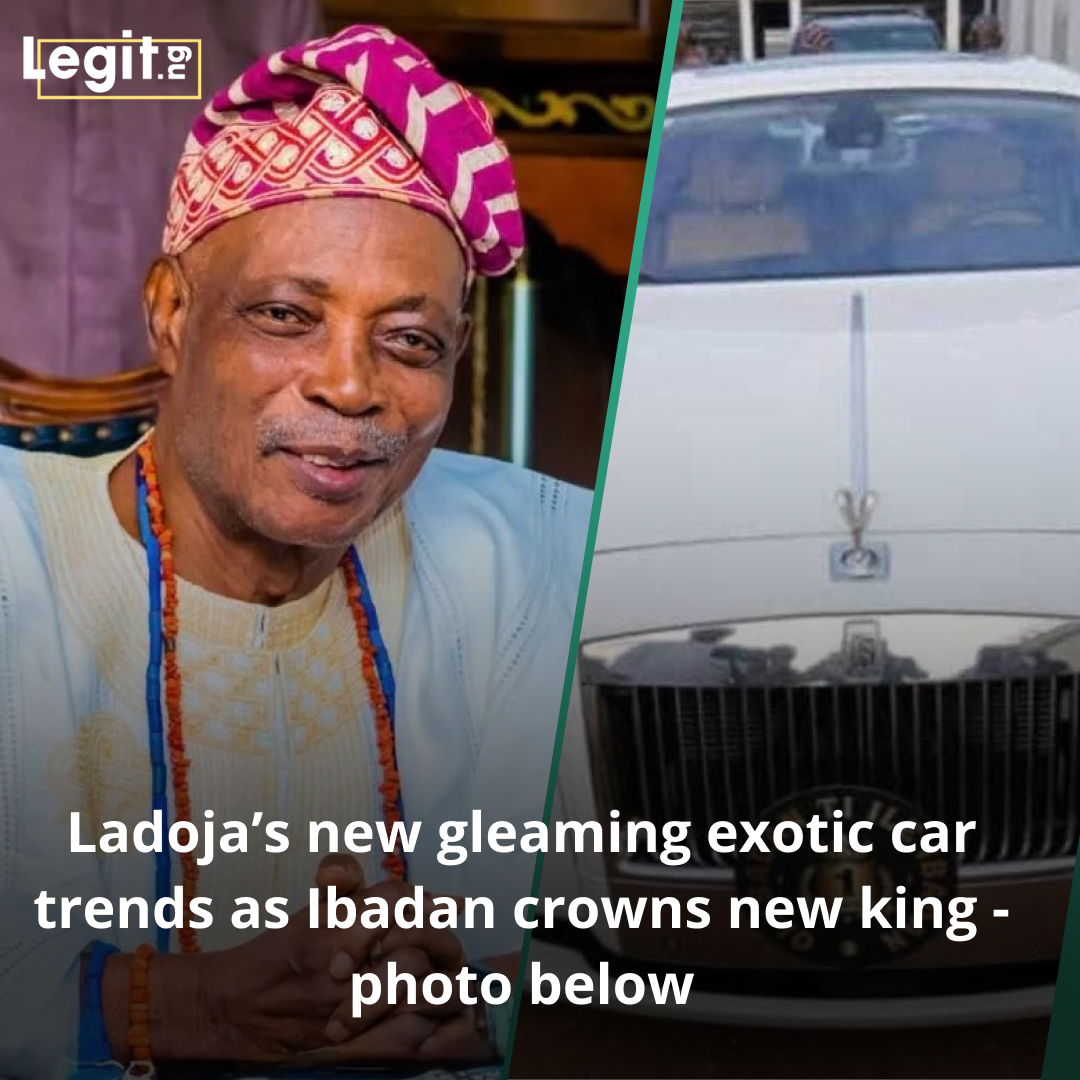Legit.ng - A dazzling car belonging to Oba Rasheed Ladoja stole the ...