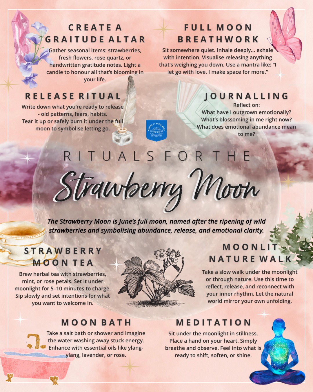 🌕 Rituals for the Strawberry Moon... - Centre of Excellence | Facebook