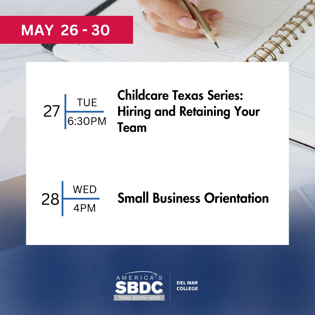 📅 Big... - Del Mar College Small Business Development Center | Facebook