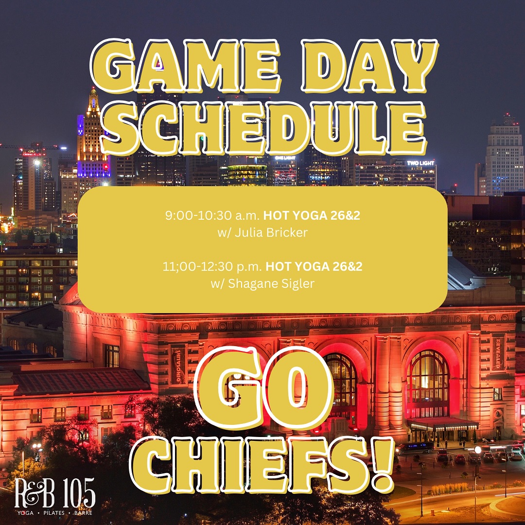 R&B 105 - Updated schedule for Sunday! Go Chiefs! | Facebook