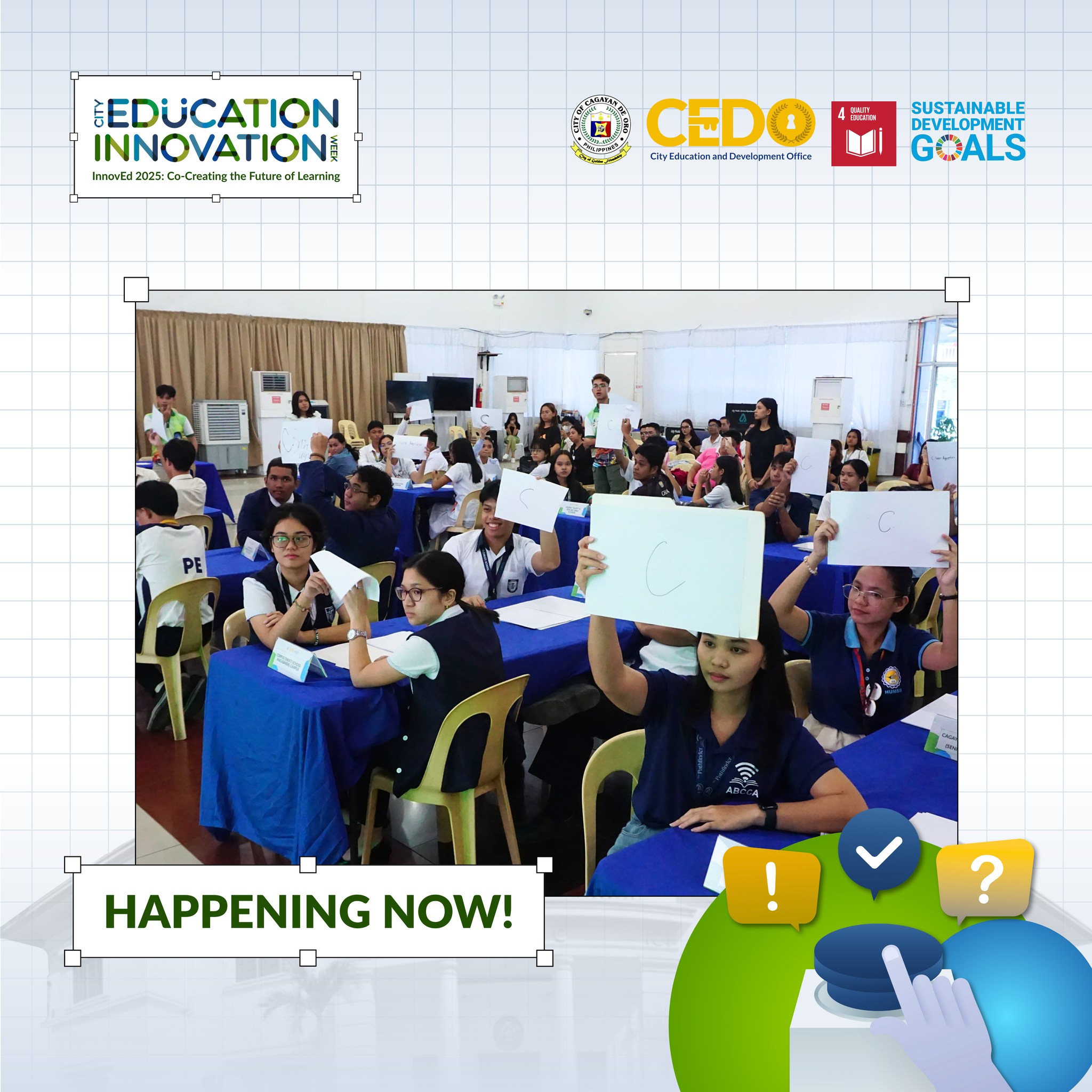 CDO - 𝐇𝐀𝐏𝐏𝐄𝐍𝐈𝐍𝐆 𝐍𝐎𝐖 || Students from across Cagayan de Oro are now ...
