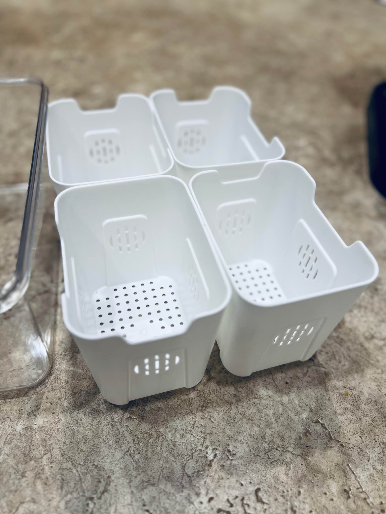 Multi-Purpose Food Storage Box with 4 Removable Inner Containers – 12x9 ...