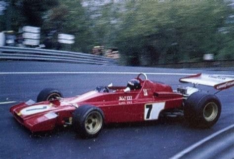 Décalcomanie Ferrari 312 B F1 – GP D’Espagne 1971 – Ickx, Andretti, Regazzoni