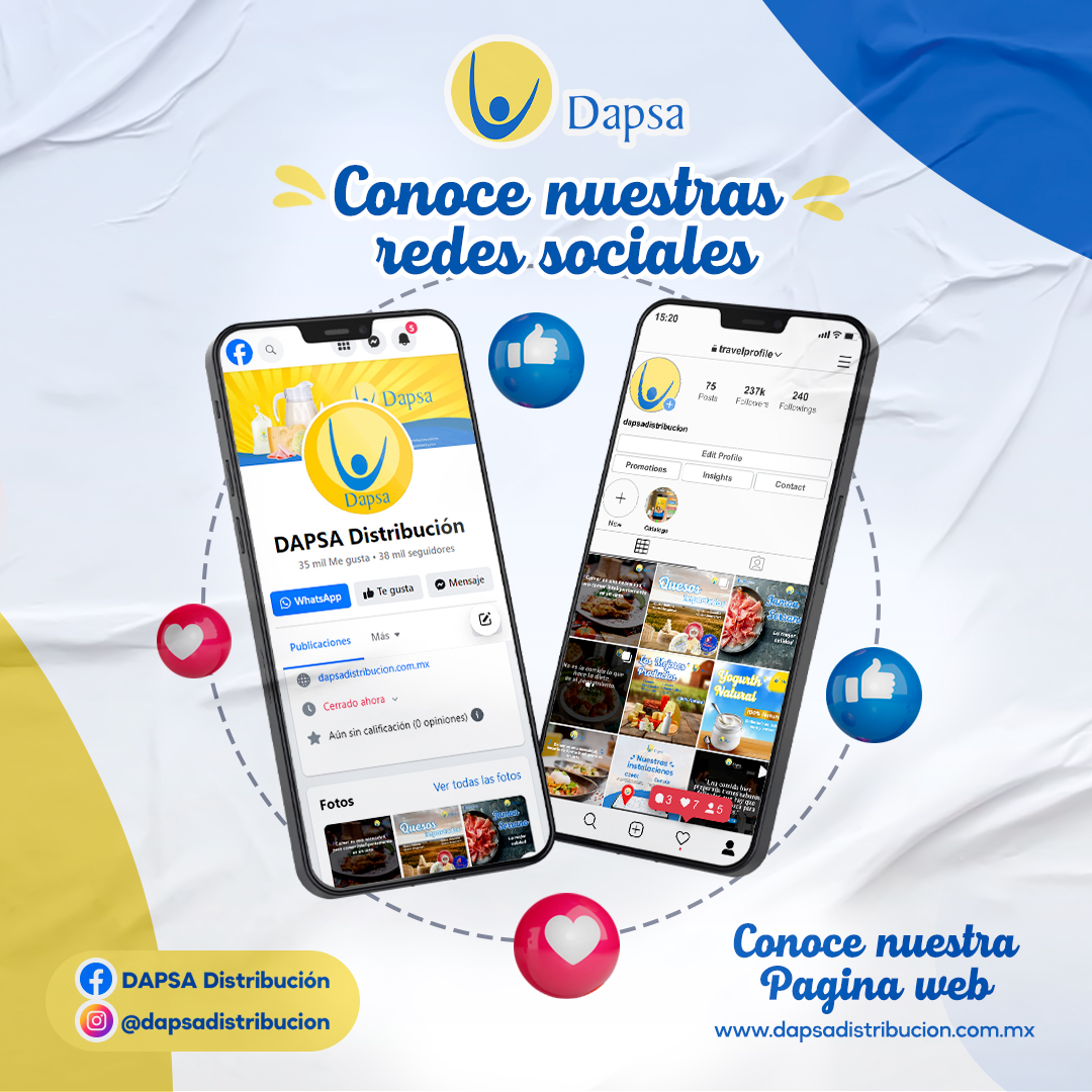 DAPSA - Ingresa a nuestro sitio web y redes sociales para descubrir la ...
