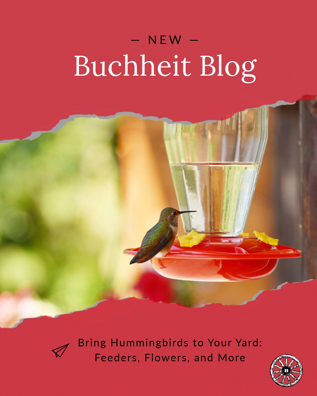 Buchheit - Some of our southern locations are seeing the first ...