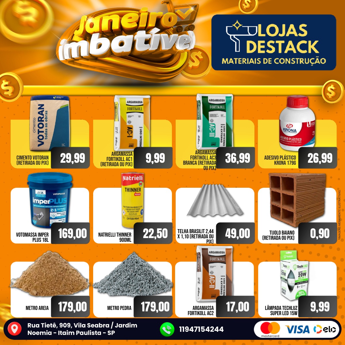 Lojas Destack Materiais de Construção | São Paulo SP