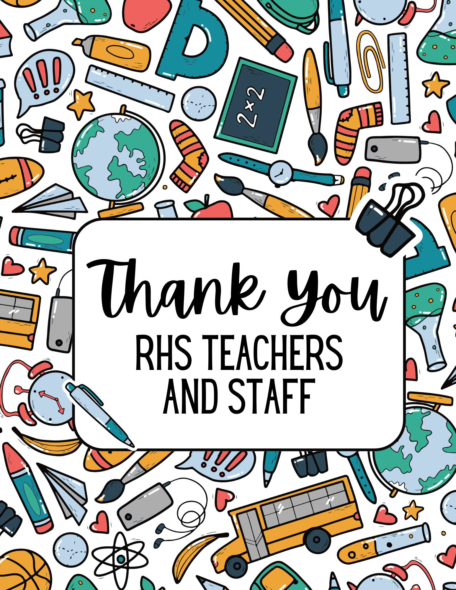 Redmond - Thank you RHS Teachers and Staff!! Our incredible staff go ...