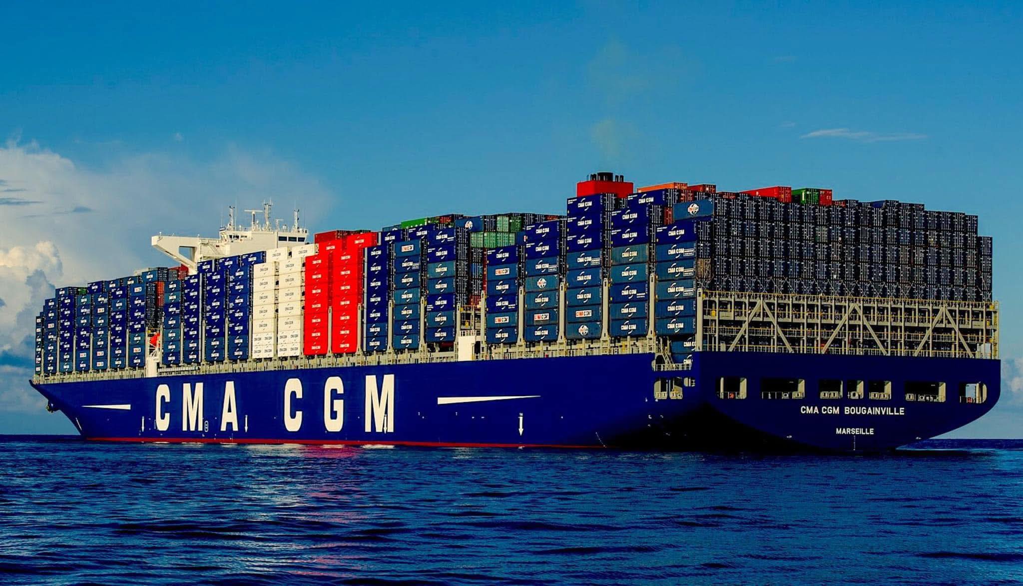 MaritimePhoto - "CMA CGM Bougainville" The container vessel Photo: CMA ...