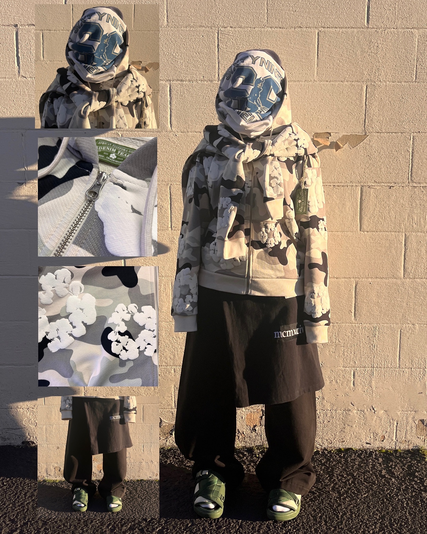 ?NEW IN? Denim Tears Snow Camo Zip Ups just hit the racks 