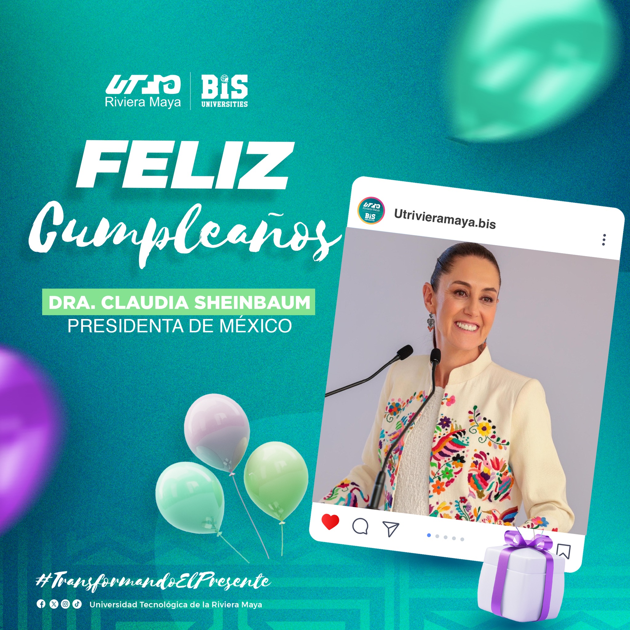 Universidad - 🎉🇲🇽 Feliz cumpleaños, Dra. Claudia Sheinbaum Pardo Desde ...