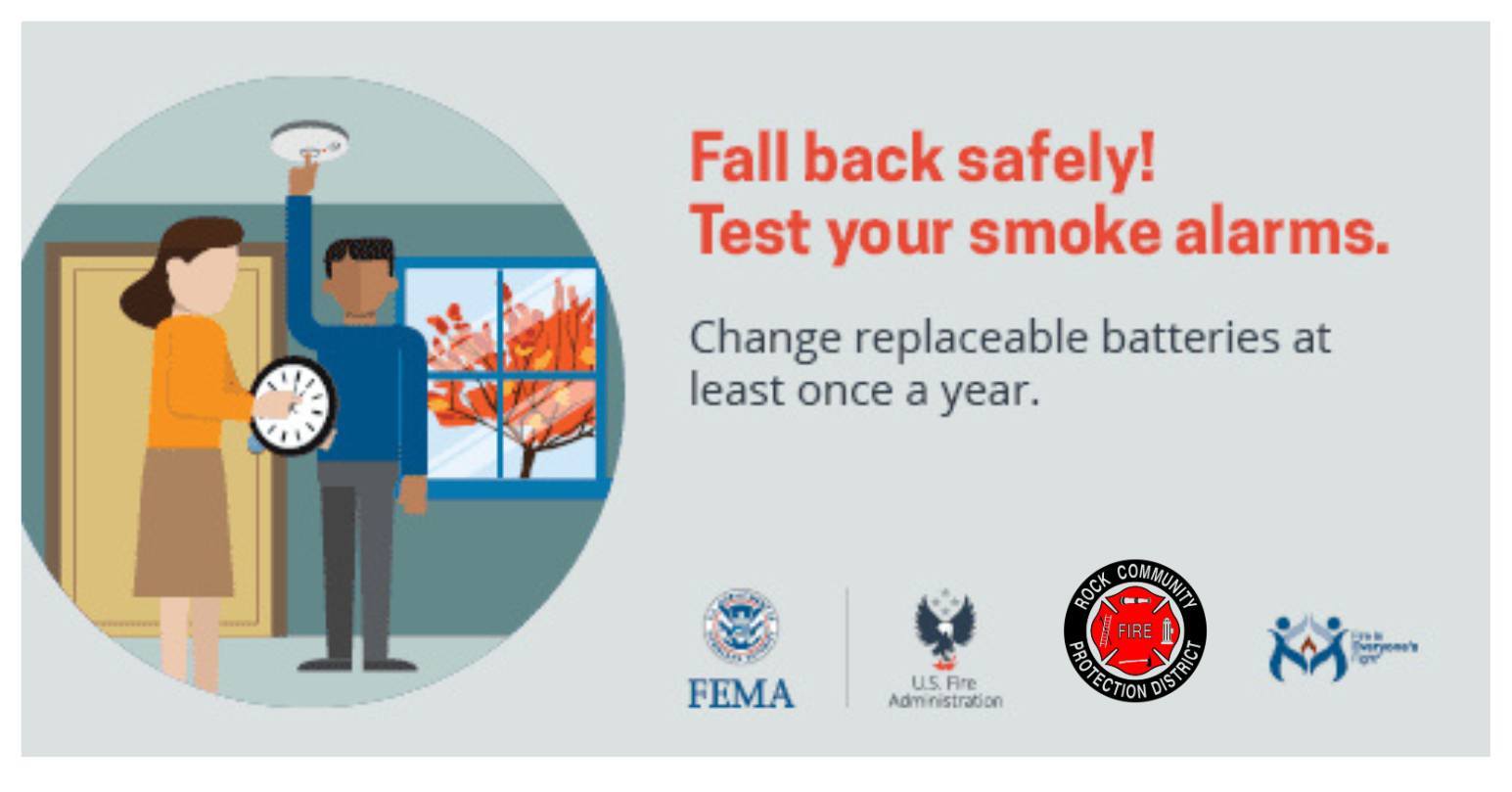 Rock - Fall back safely! Remember to check your smoke alarms and ...