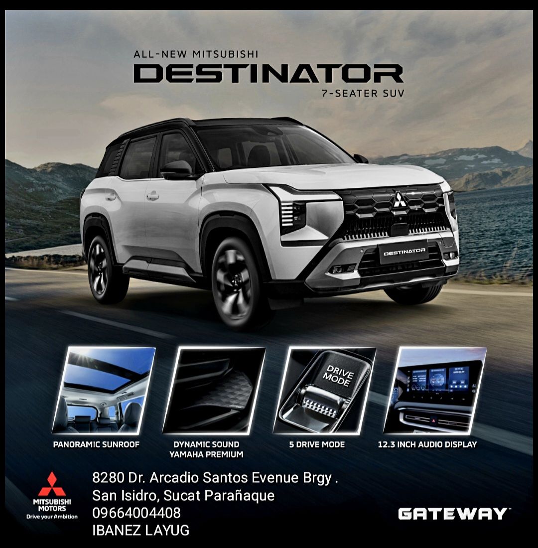 Mitsubishi - 🚘 INTRODUCING THE ALL-NEW MITSUBISHI DESTINATOR! Your next ...