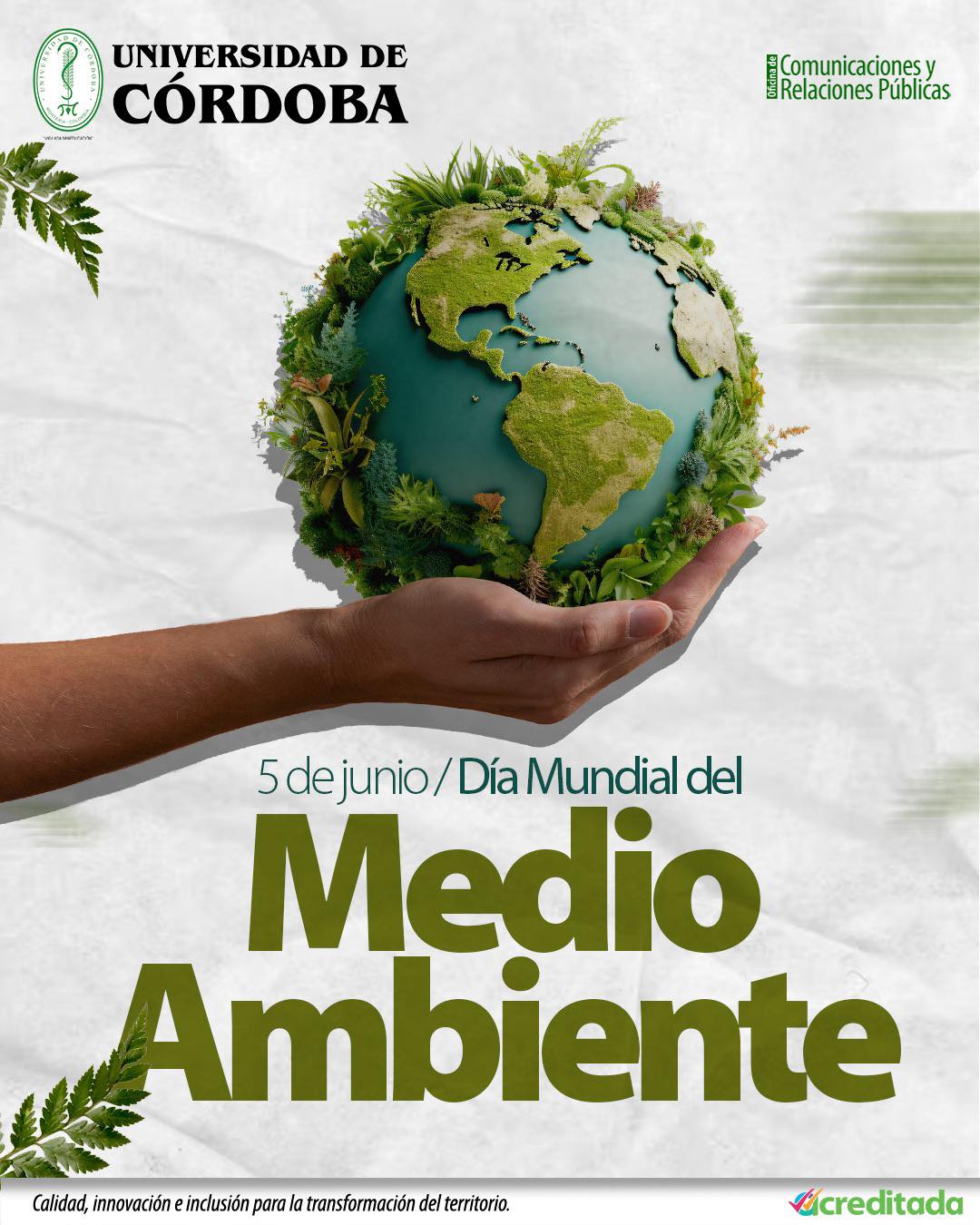 Universidad - 5 de junio - Día Mundial del Medio Ambiente 💚🌱♻️ Fecha ...
