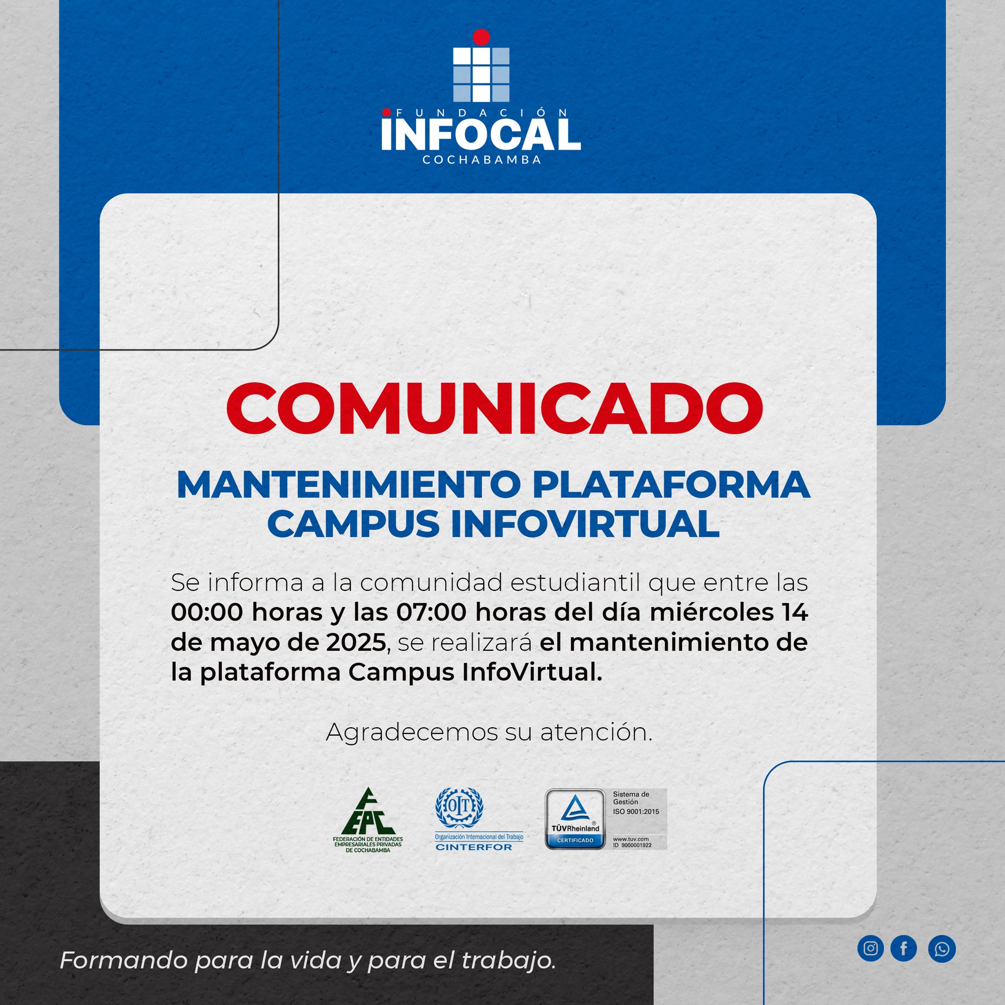 Infocal Cochabamba Oficial | Ciudad Cochabamba