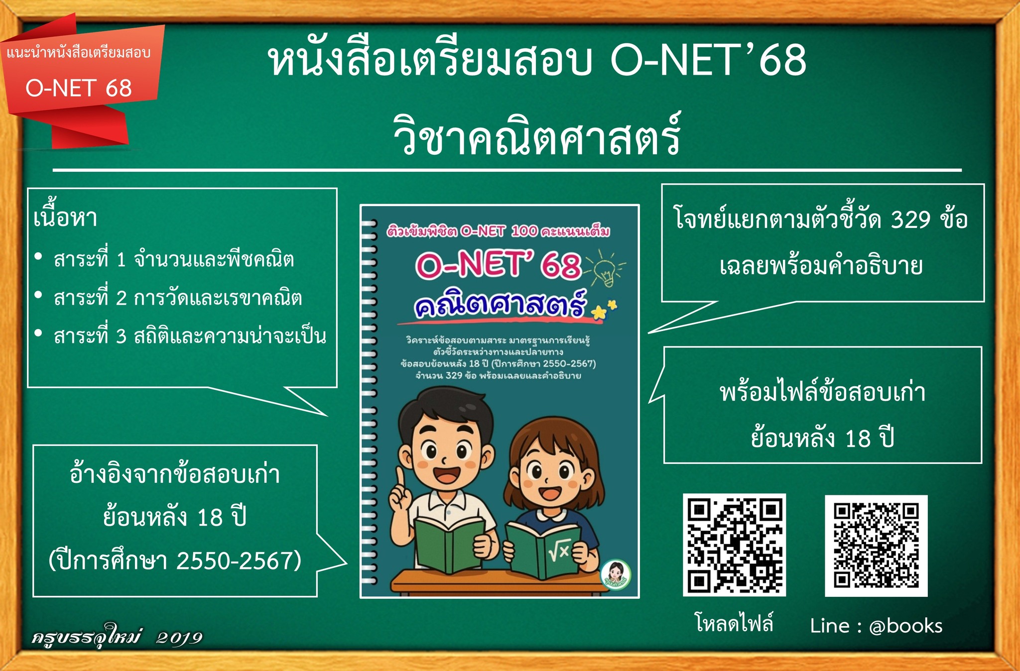 ครูบรรจุใหม่ - 💗 O- NET '68 คณิตศาสตร์ ป.6 💢 ติวเข้มพิชิต 100 คะแนนเต็ม ...