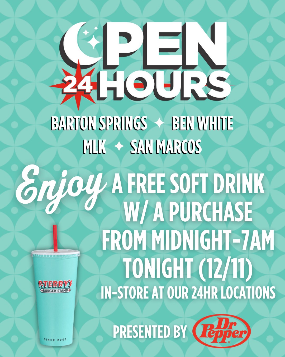 Text DBGV to 27047 to get a FREE 16oz drink at our Greater Tucson