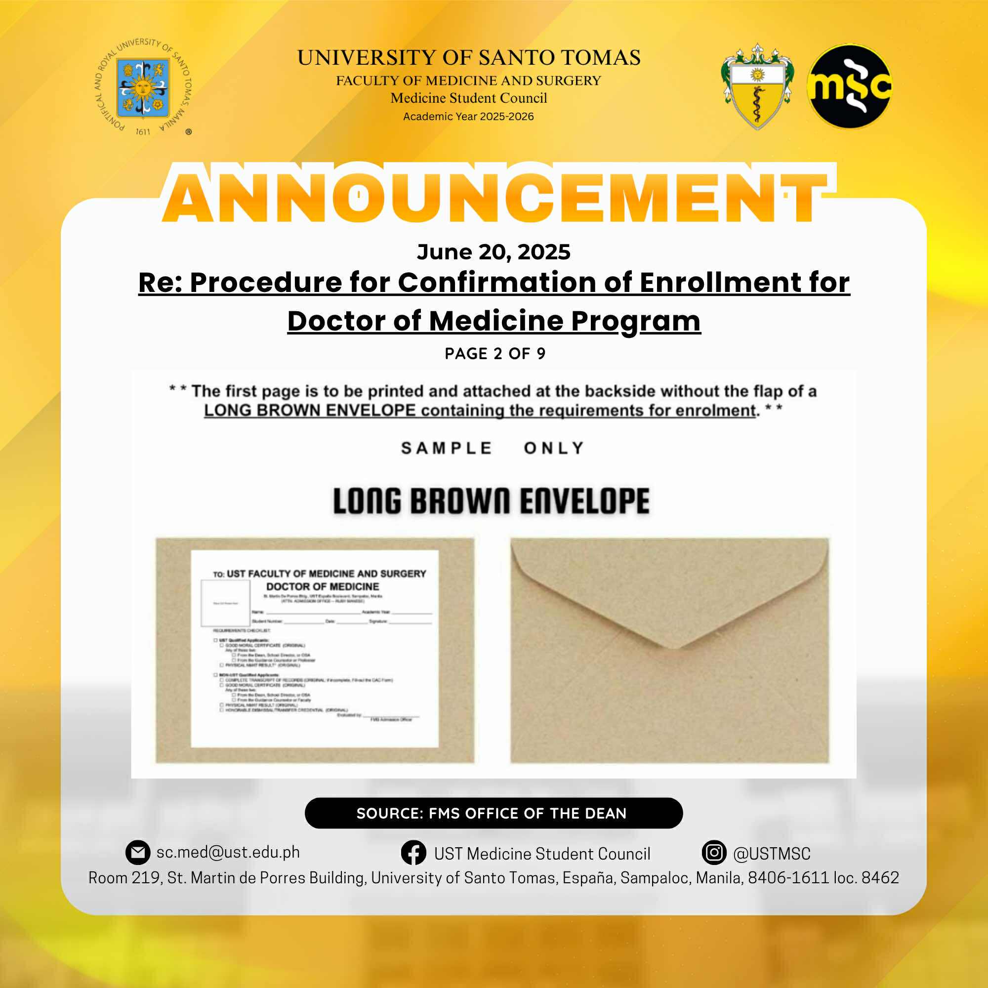 UST Medicine Student... - UST Medicine Student Council