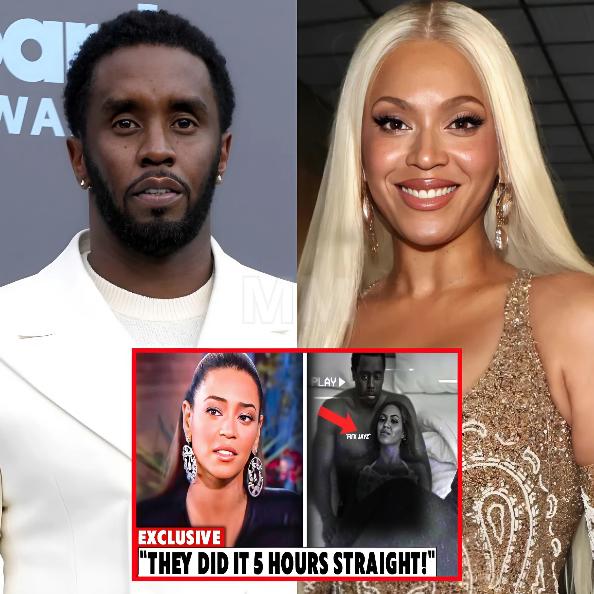 Successful - Beyoncé’s EXPOSE When She Realizes She’s Live with Diddy ...