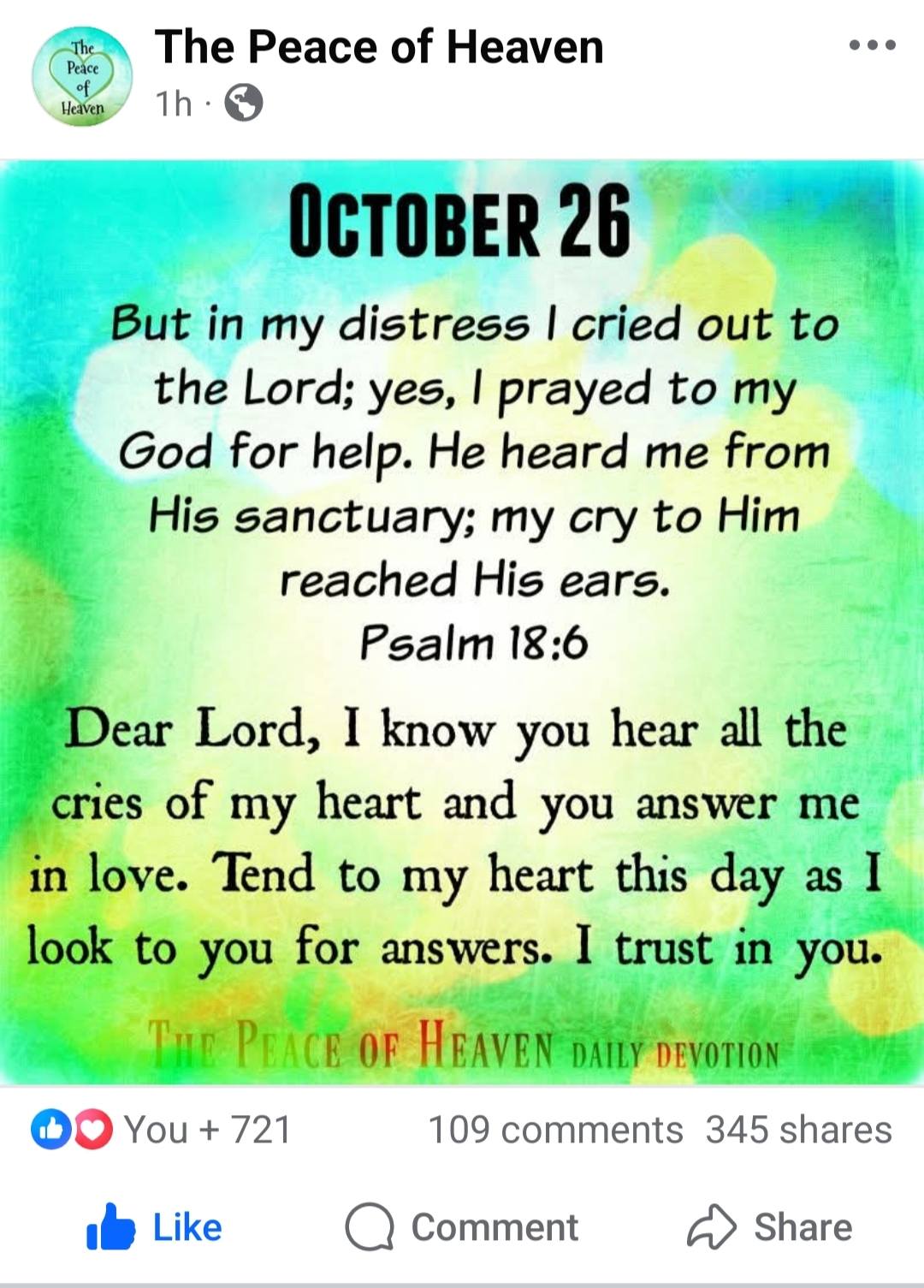 Daily Quiet Times @ Springfield Christian Family | **Scripture** | Facebook