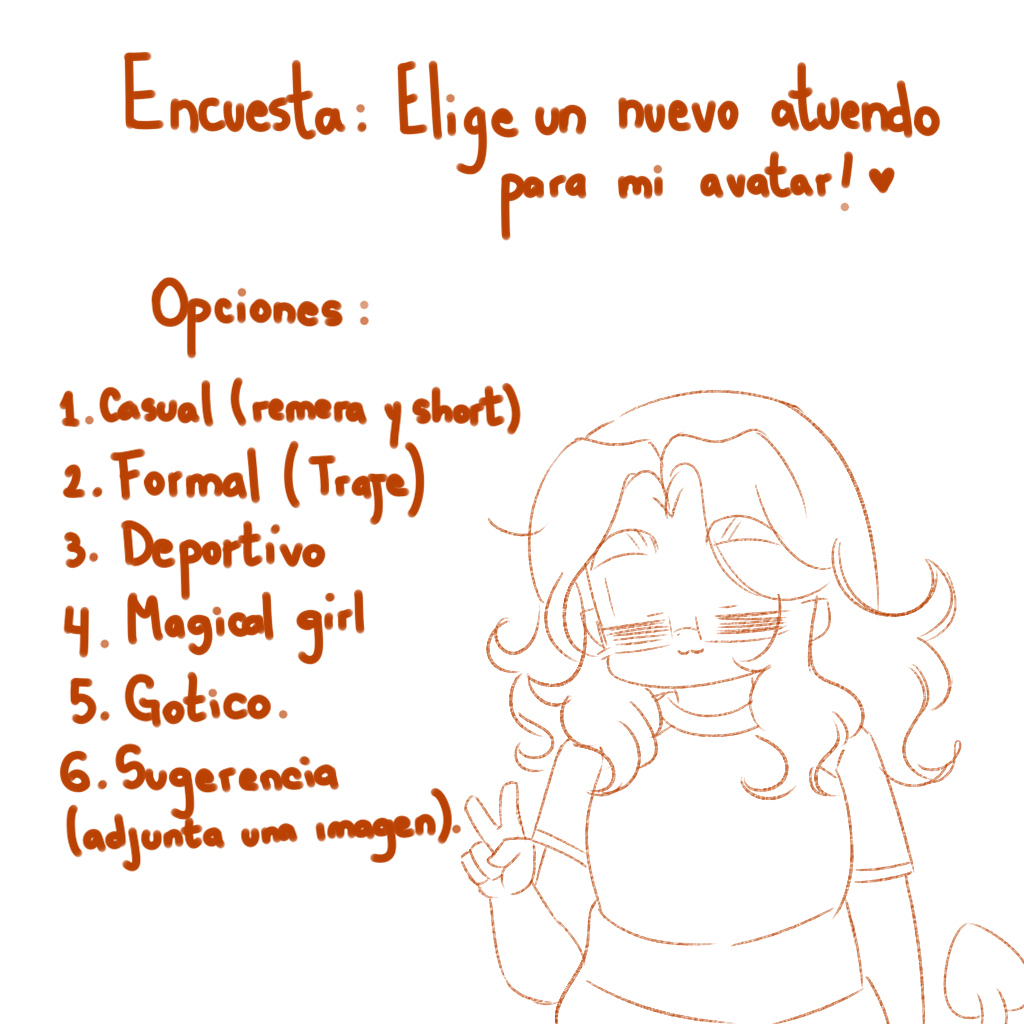 Srita - BUENAS GENTE. ¿COMO ESTAN? Aca traigo una nueva encuesta para ...