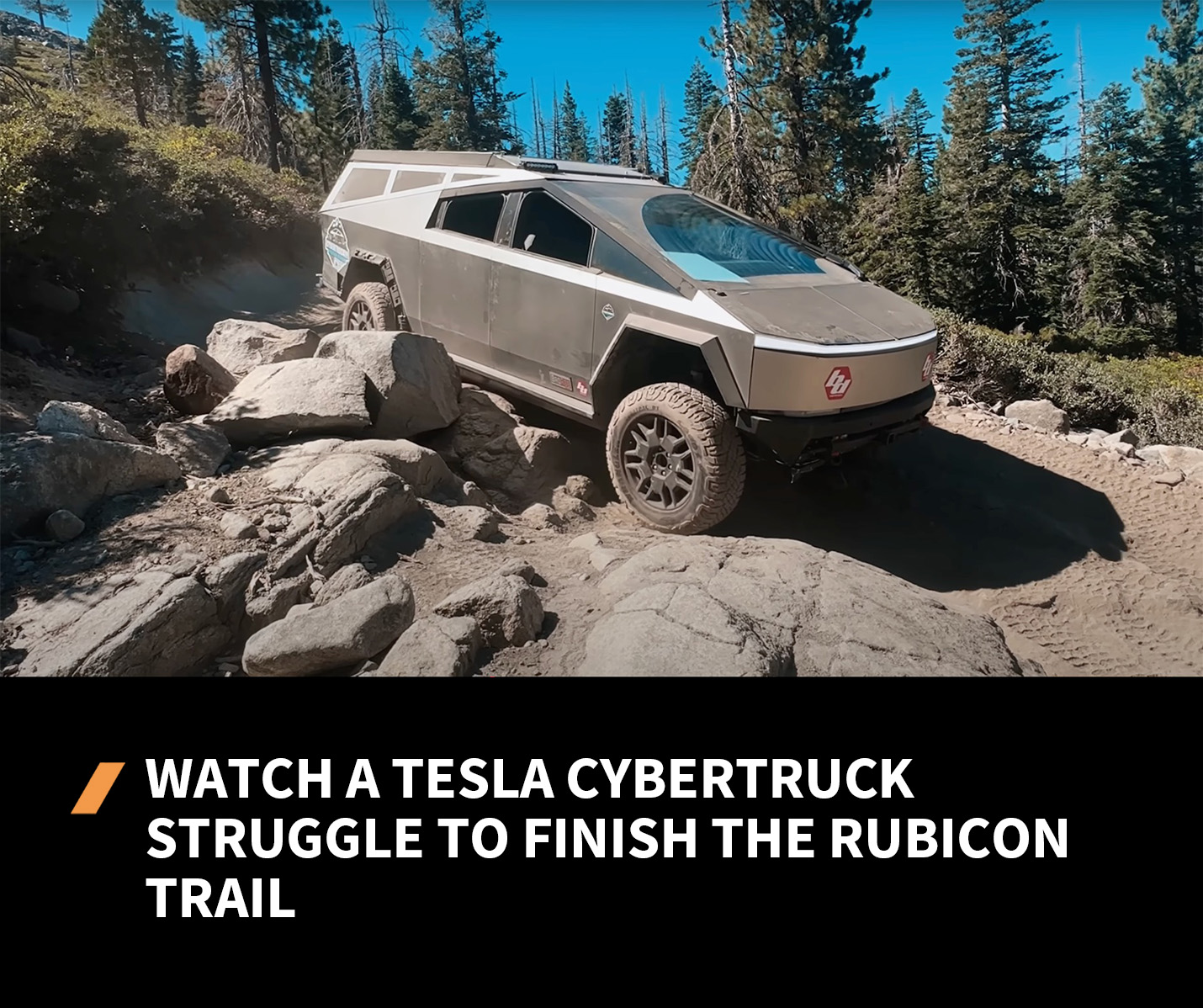 The Drive - The crew behind the Cybertruck’s Rubicon run... | Facebook