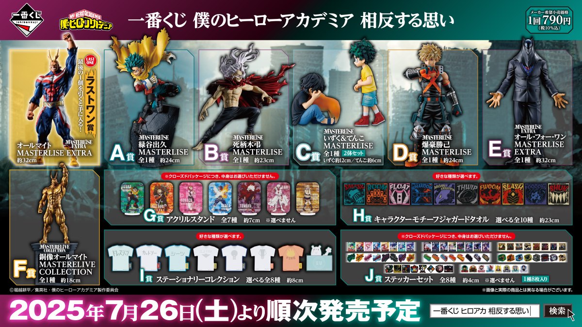 Ichiban Kuji: My Hero Academia - Conflicting Feelings ? Release 
