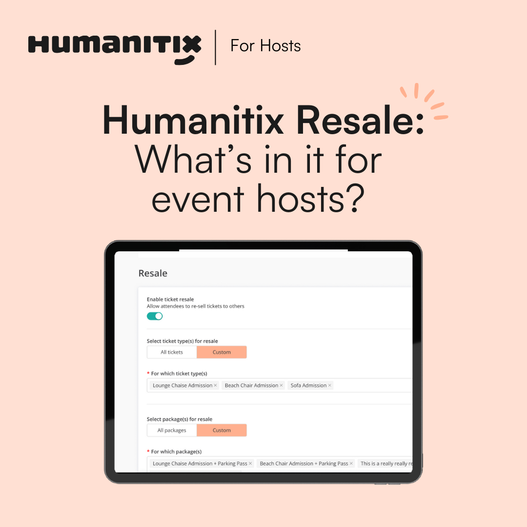 Humanitix - 💡 With Humanitix Resale, tickets can’t be... | Facebook