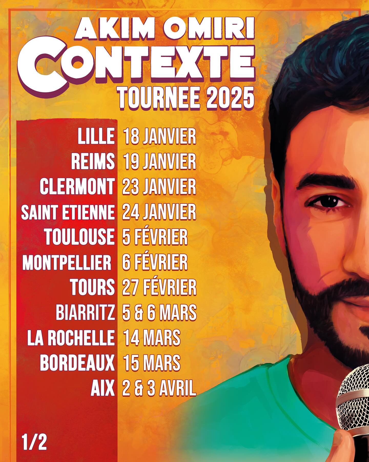 Akim Omiri - Toutes les dates de tournées sont dispo dans... | Facebook