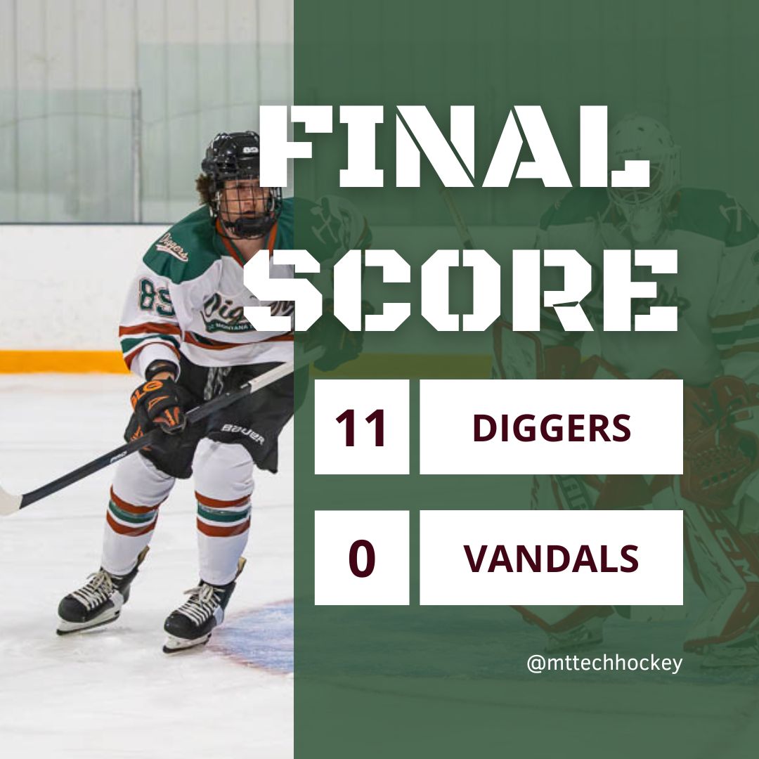LIGHT THE V! The Diggers... - Montana Tech Orediggers Hockey | Facebook