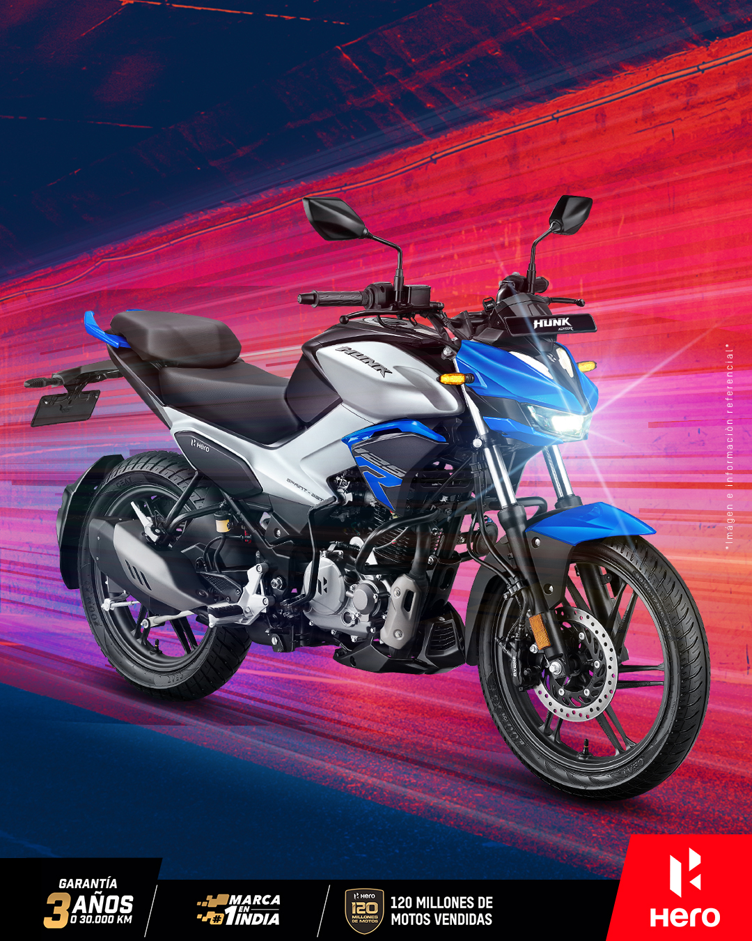 Hero - ¡Atractivo imposible de ignorar! La nueva Hunk 125R llegó para ...