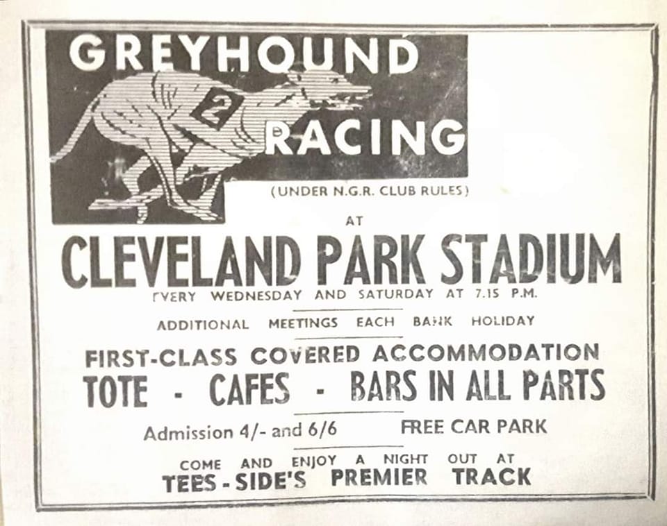 An advertisement for Greyhound Racing... - Heritage Unlocked