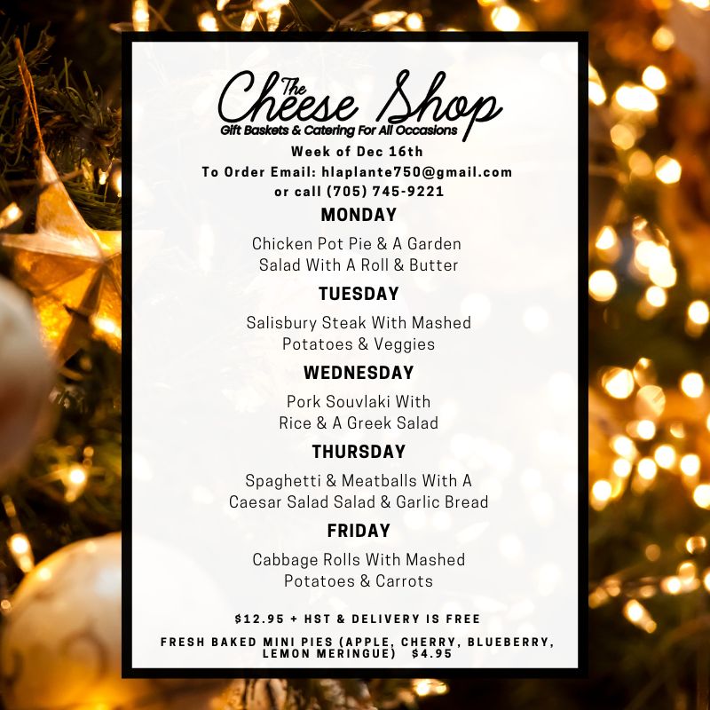 The Cheese - Happy Saturday! We are excited to unveil our fresh hot ...