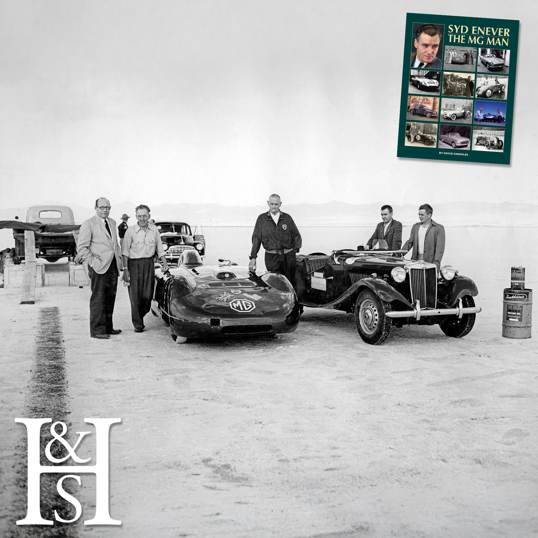 Herridge - 🏁 Syd Enever at Bonneville, 1951 Out on the salt flats with ...