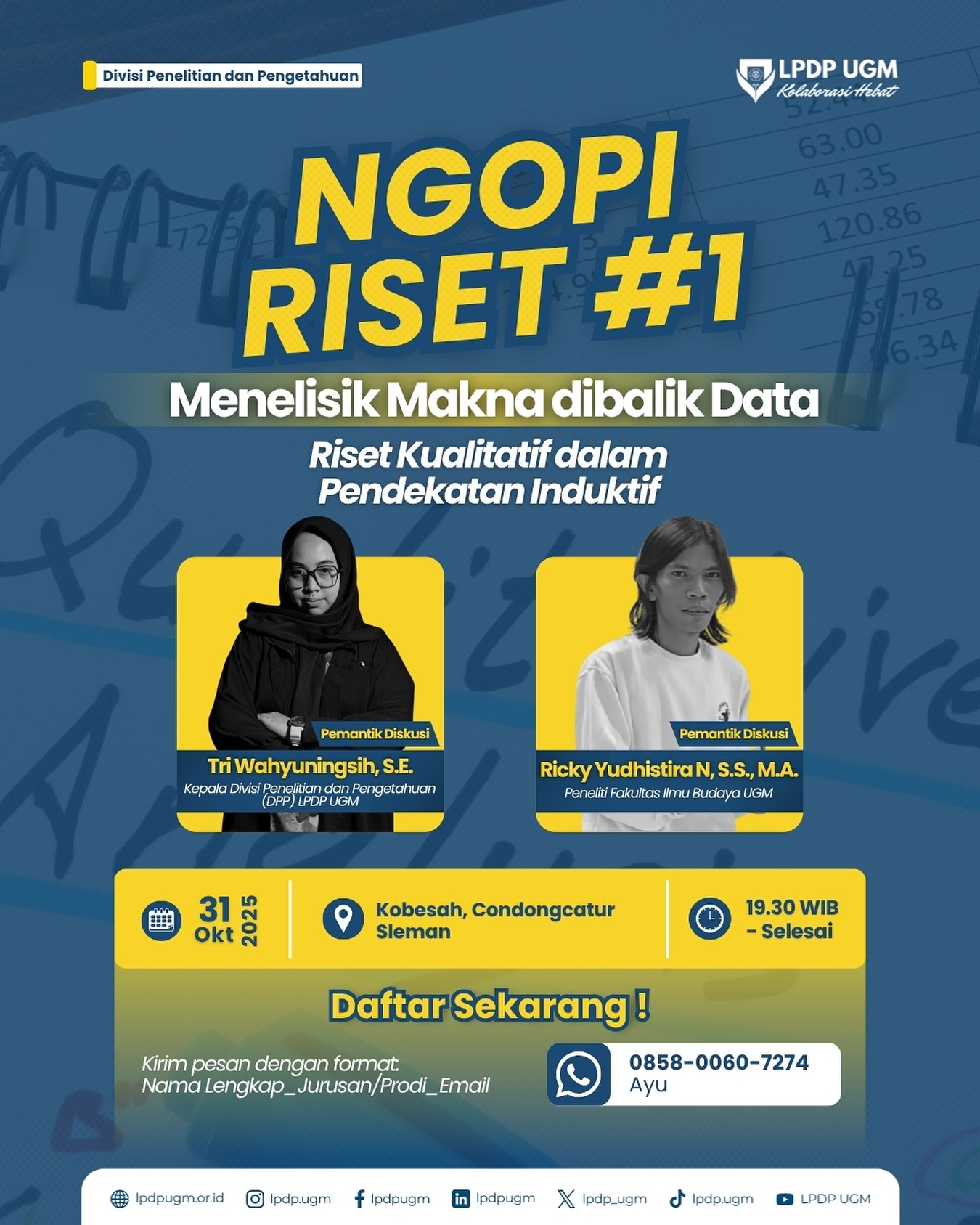 LPDP - ☕ Ngopi Riset #1 “Menelisik Makna di balik Data: Riset ...