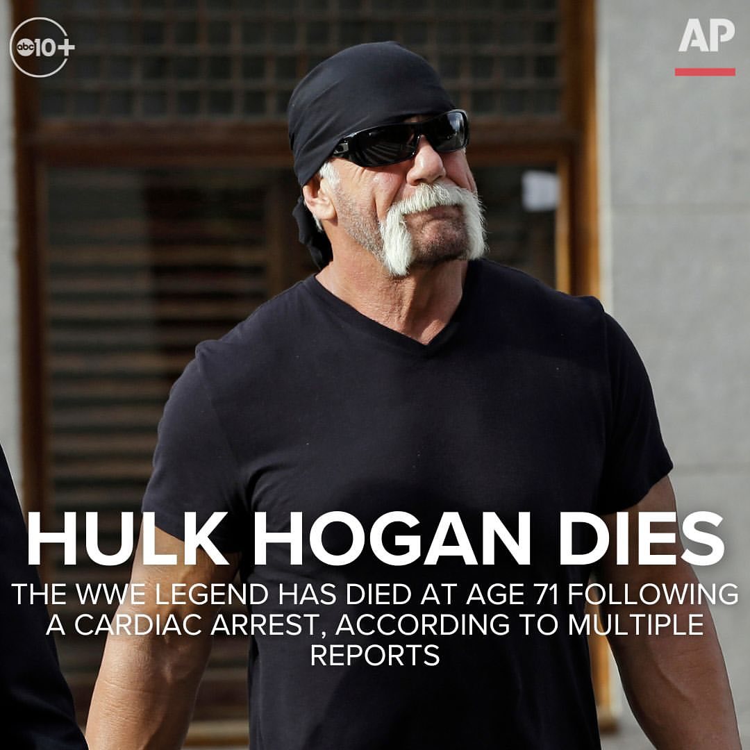 Kris - RIP Hulk Hogan 😪 Repost from @abc10tv • Wrestling icon Hulk ...