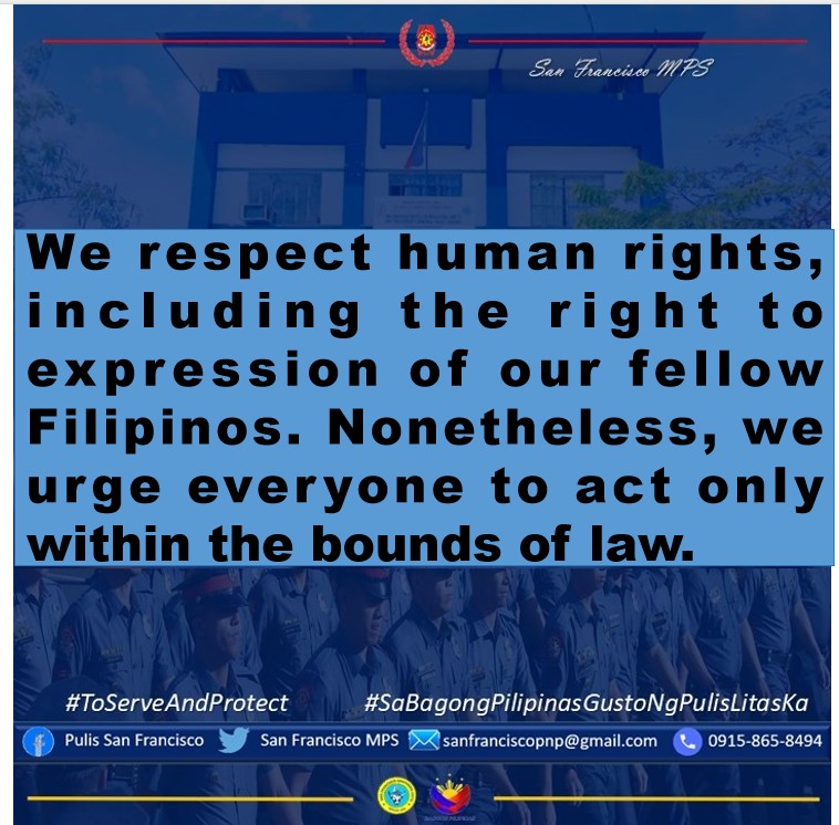 #BagongPNPparaSaBagongPilipinas... - San Francisco MPS SLPPO | Facebook