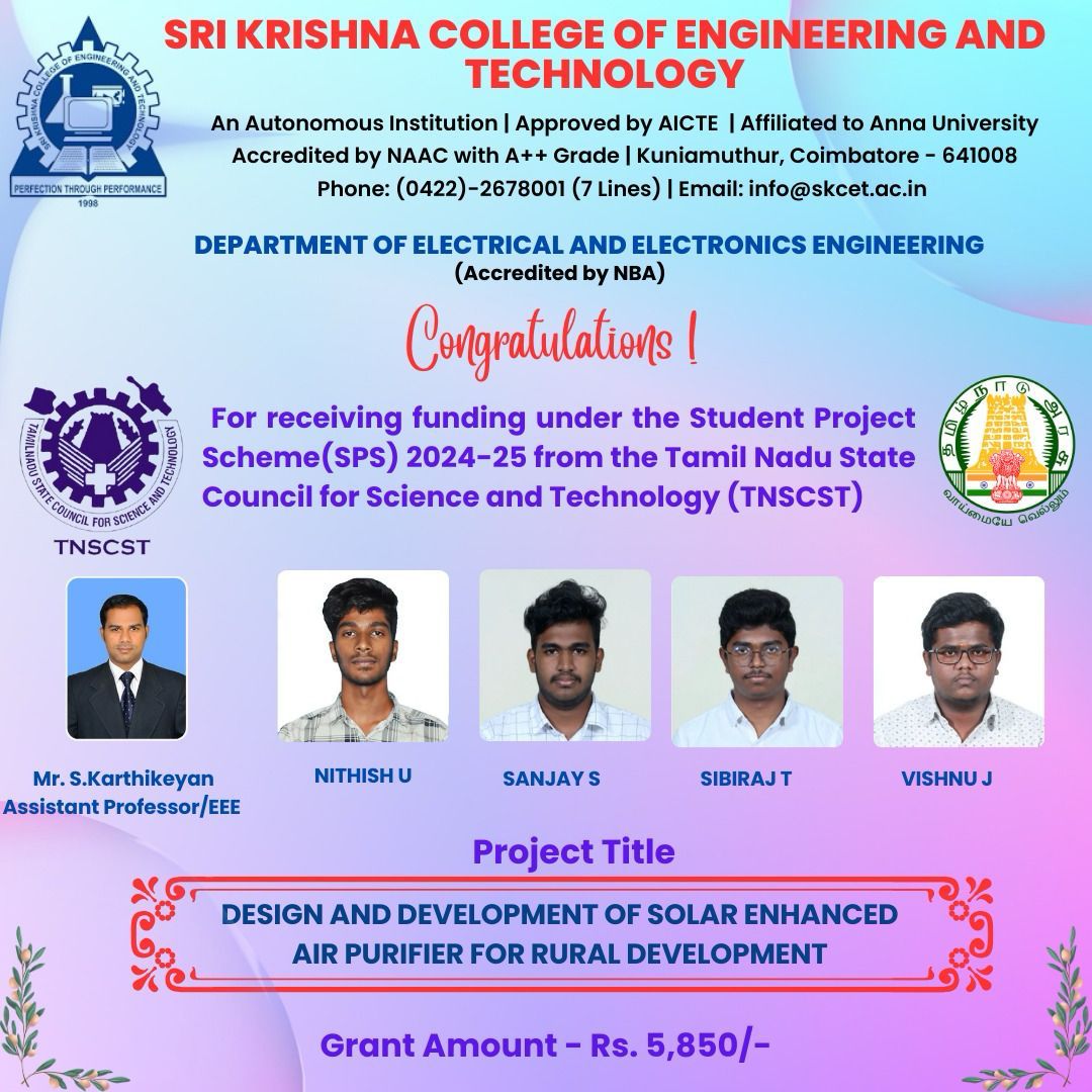 Sri... - Sri Krishna College of Engineering and Technology