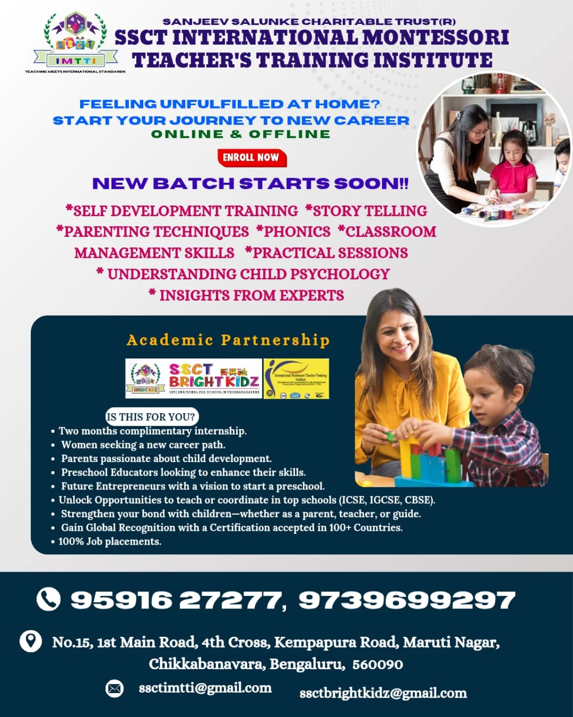 SSCT - #teachertraning #montessori #ntt #mtt #teachercareer # ...