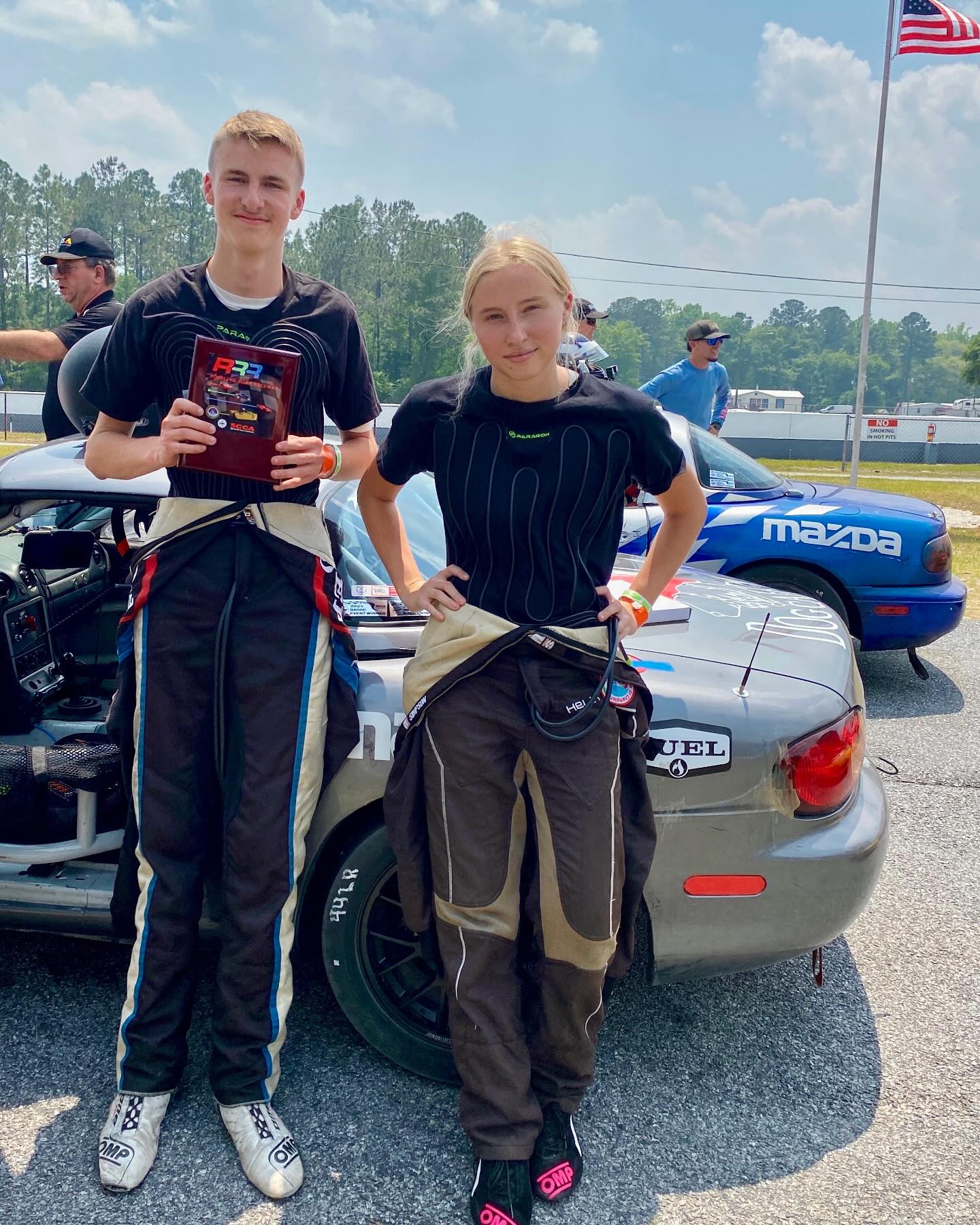 The Salty - Salty Dog Racing Teammates Ellie and Bobby Gossett both ...