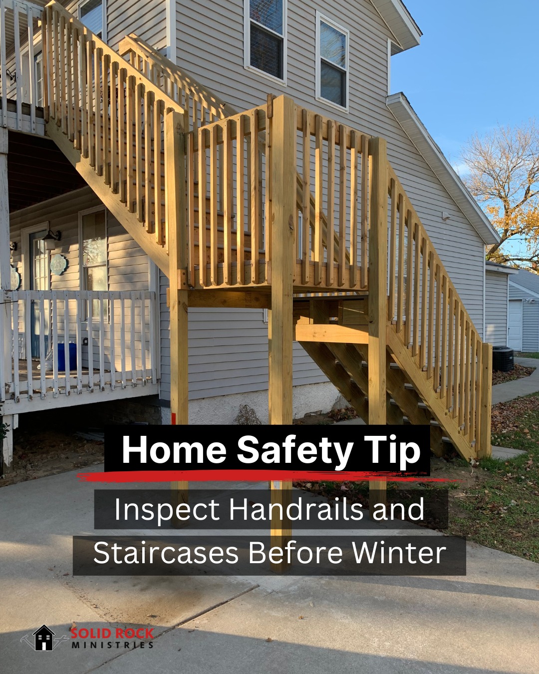 Solid - 🍂 November Home Safety Tip: Check your handrails and stairs ...
