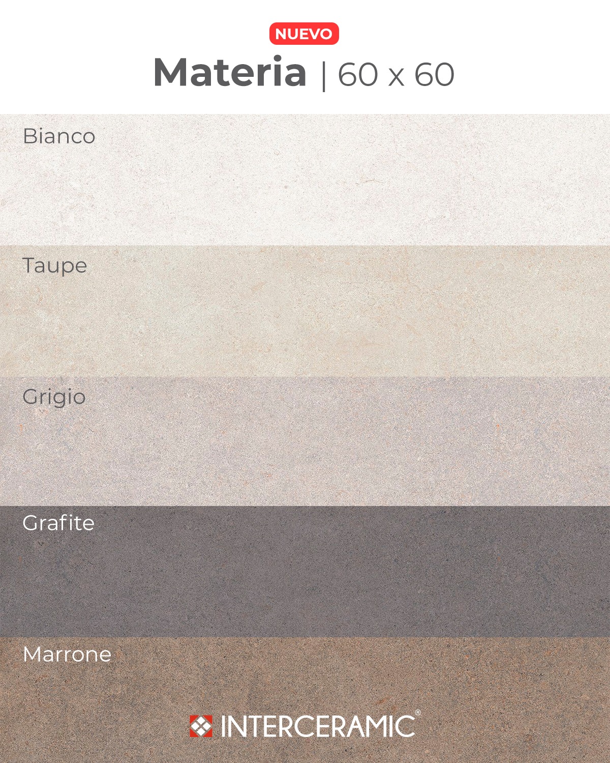 Interceramic - El piso estilo piedra Materia de #Interceramic es ...