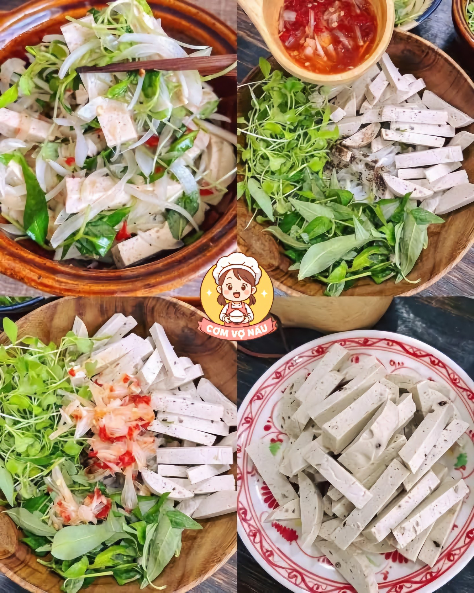 Cơm - CHẢ LỤA TRỘN RAU RĂM chua ngọt – Gợi nhớ bữa cơm chiều ngày xưa ...