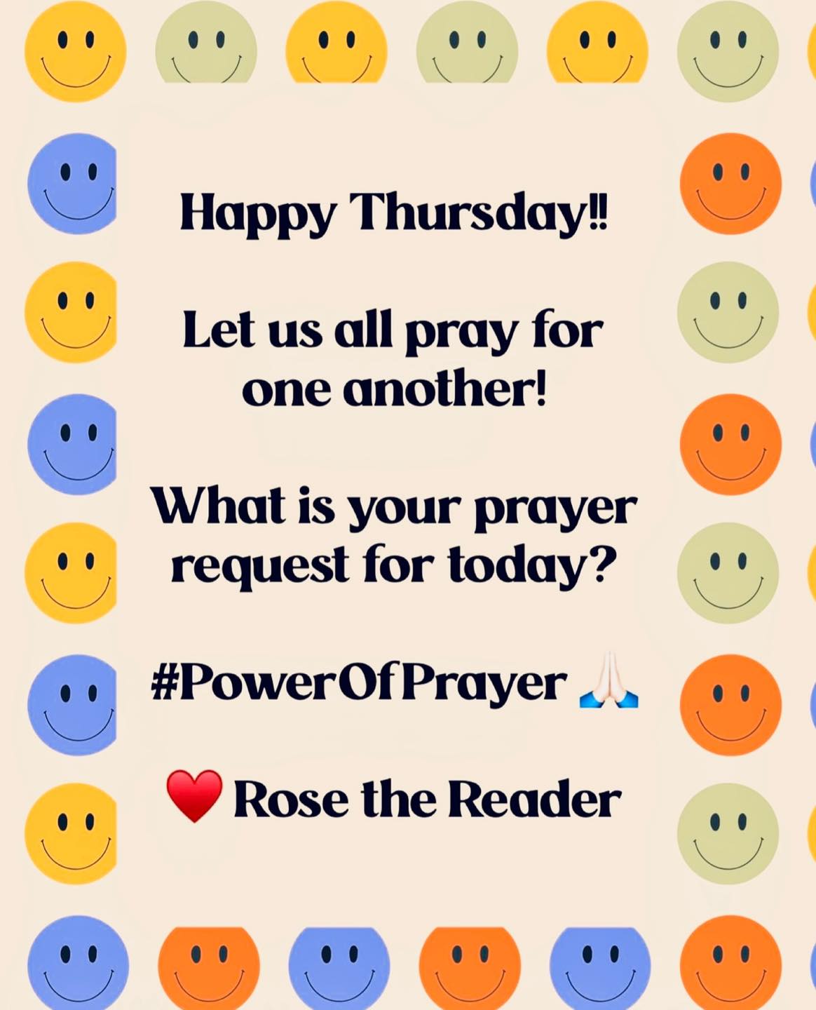 Rose - Happy Thursday, Angels! Let’s take a moment to pray for one ...
