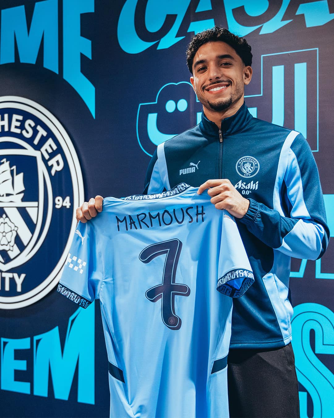 Omar Marmoush is Man City's new number 7 🇪🇬🔵
